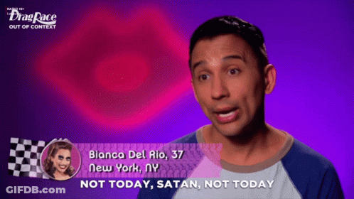 Bianca Del Rio From New York Ny Is On Drag Race GIF