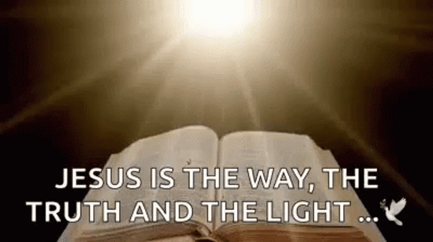 Bible Jesus Is The Way Truth Light GIF