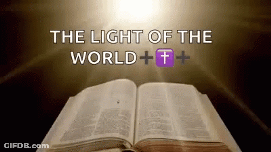Bible Light Of The World Holy Rays GIF