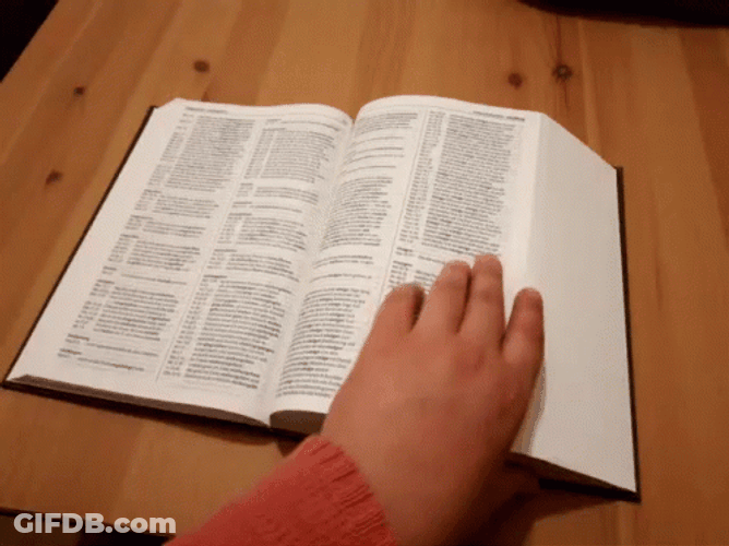 Bible Open Book Page Flip GIF