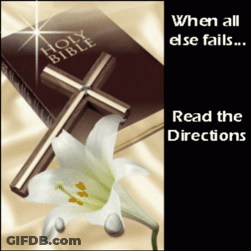Bible Sparkling Cross Quote GIF