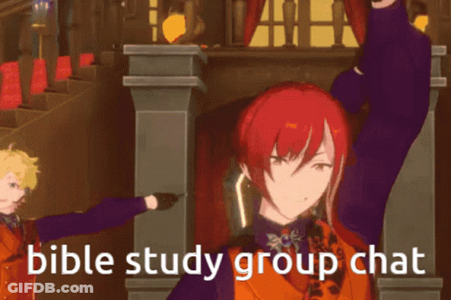 Bible Study Group Chat Display GIF