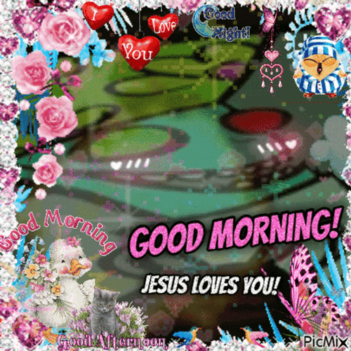 Bible Verse Good Morning Blessings God Loves You GIF