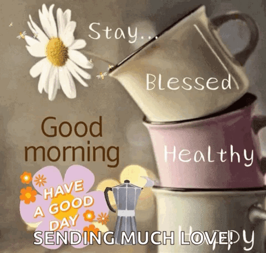 Bible Verse Good Morning Blessings Sending Much Love GIF