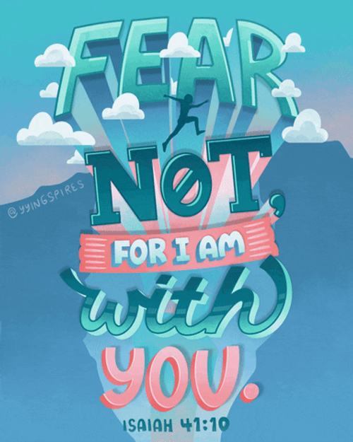 Bible Verse Isaiah Forty One Ten GIF