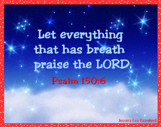 Bible Verse Praise The Lord GIF