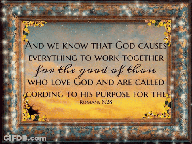 Bible Verse Sparkling Frame GIF