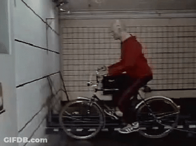 Bicycle Crash Simulation GIF
