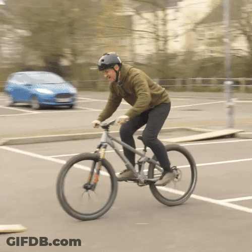 Bicycle Stunt Epic Fail GIF