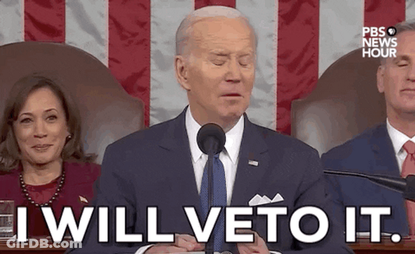 Biden Giving Speech In Front GIF