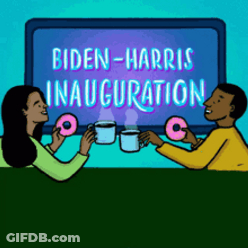 Biden - Harris Inauguration Day  Watch Party GIF