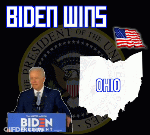 Biden Poster Map Of Ohio GIF