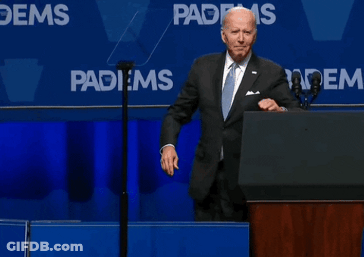 Biden Showing Shoes GIF