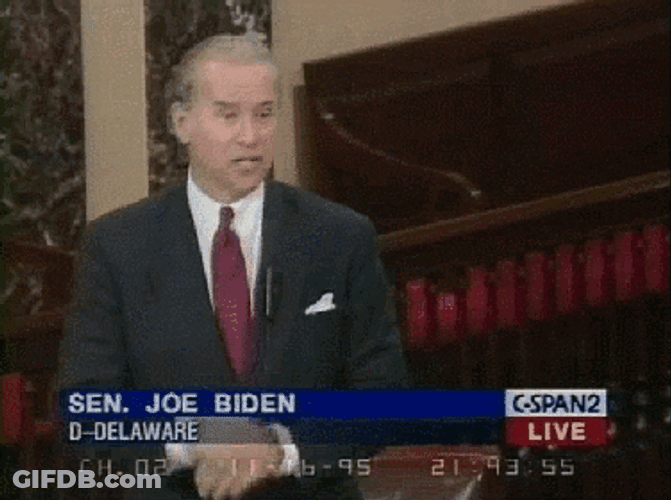 Biden Talking With Action GIF