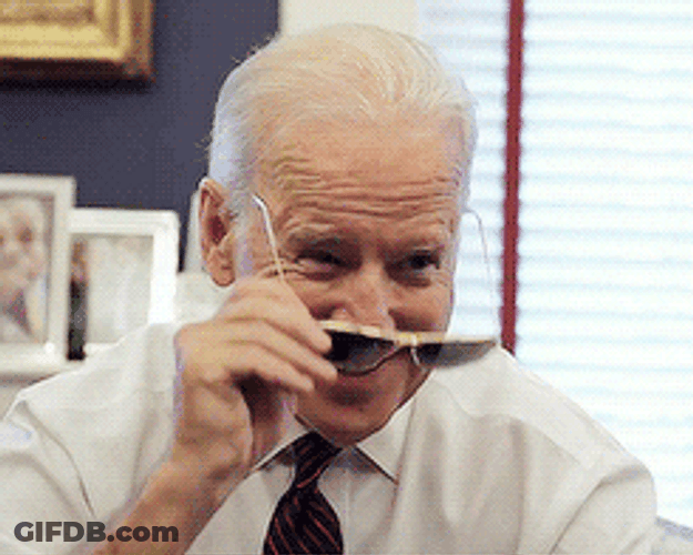 Biden Wearing Sunglasses GIF