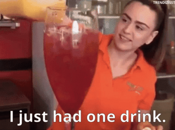 Big Alcohol Cocktail Glass GIF