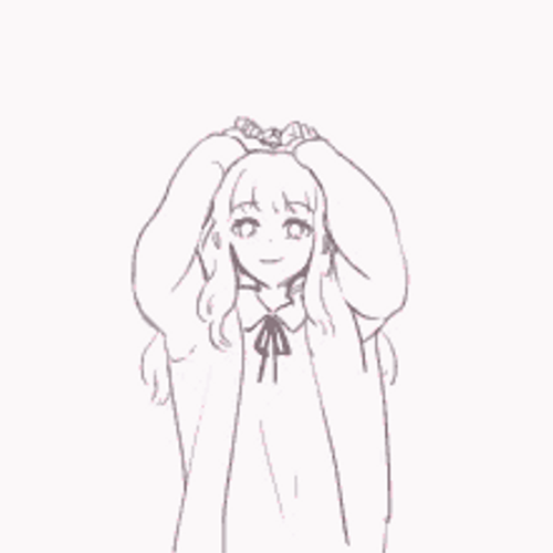 Big Anime Heart Sketch GIF