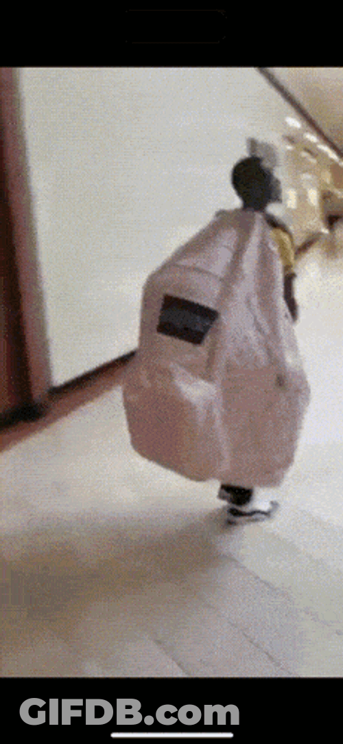 Big Backpack Giant Backpack GIF