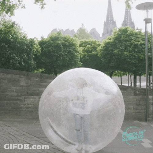 Big Ball Bubble Hug GIF