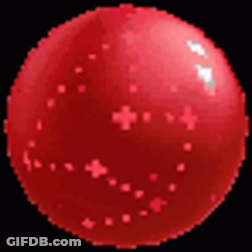 Big Ball Flashing Colors GIF