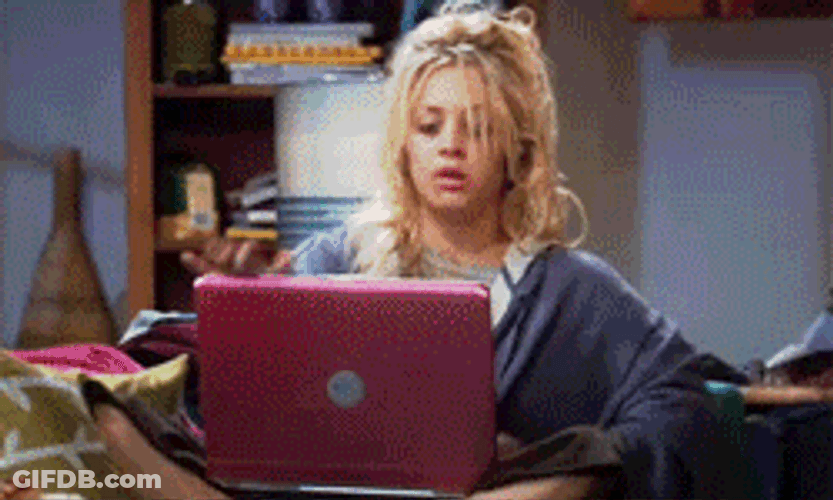 Big Bang Stressed Out Penny GIF