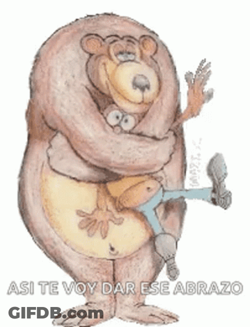 Big Bear Shaking Abrazo GIF