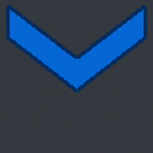 Big Blue Arrow Down GIF