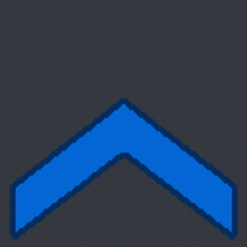 Big Blue Arrow Up GIF