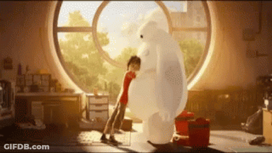 Big Boy Hug Baymax GIF
