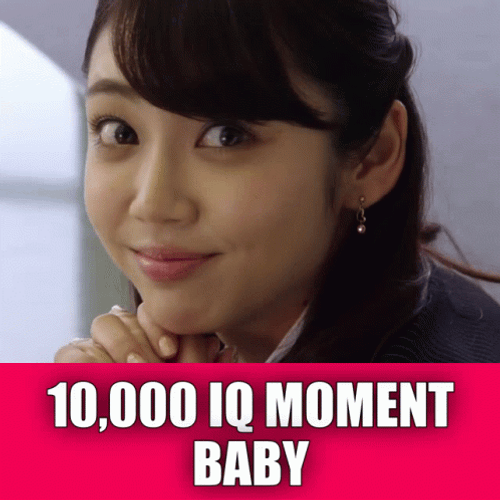 Big Brain 10000 Iq Moment Baby Meme GIF