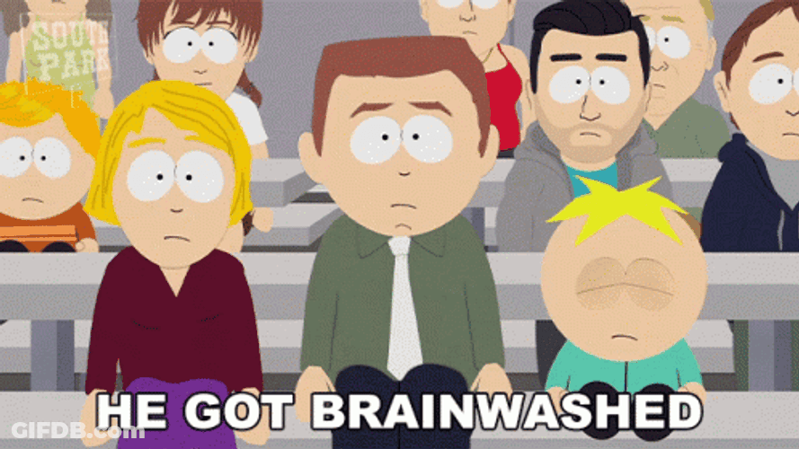 Big Brain Got Brainwashed Meme GIF