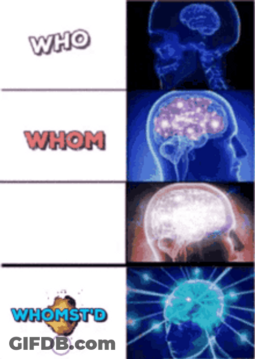 Big Brain Levels Who Meme GIF