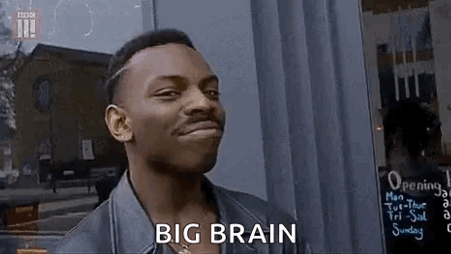 Big Brain Meme GIF