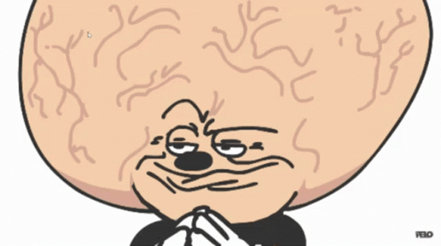Big Brain Mickey Meme GIF