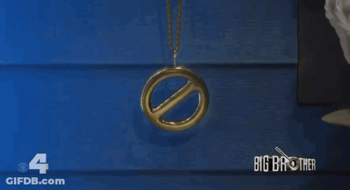 Big Brother Ad With Gold Ring On Chain GIF