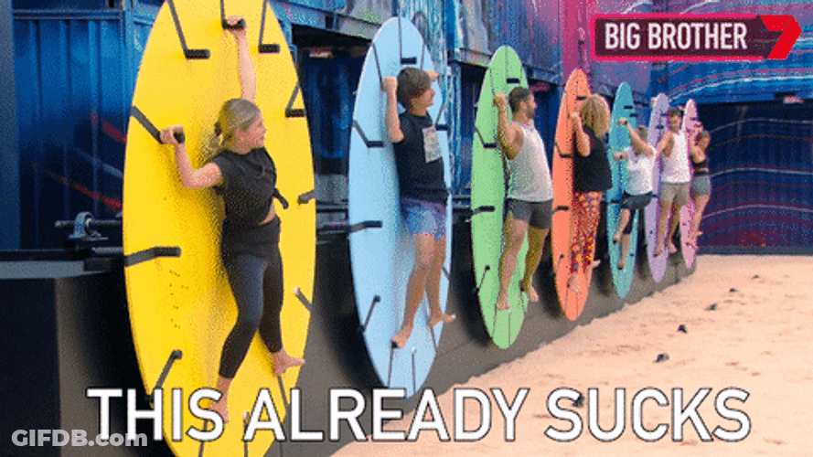 Big Brother Australia Housemates Challenge This Sucks GIF
