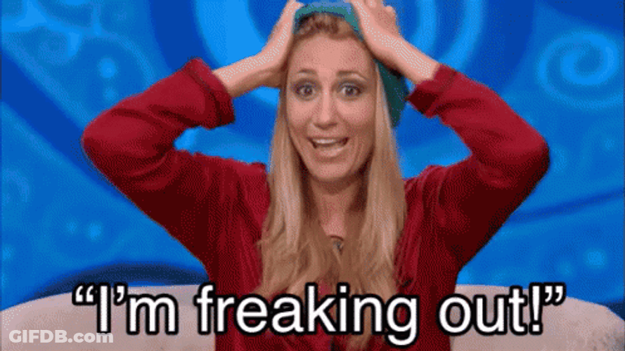Big Brother Fan Girl Freaking Out GIF
