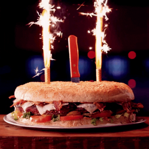 Big Burger Sparklers GIF