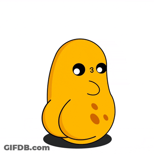Big Butt Dancing Potato GIF