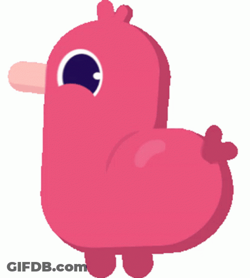 Big Butt Pink Duck Dance GIF