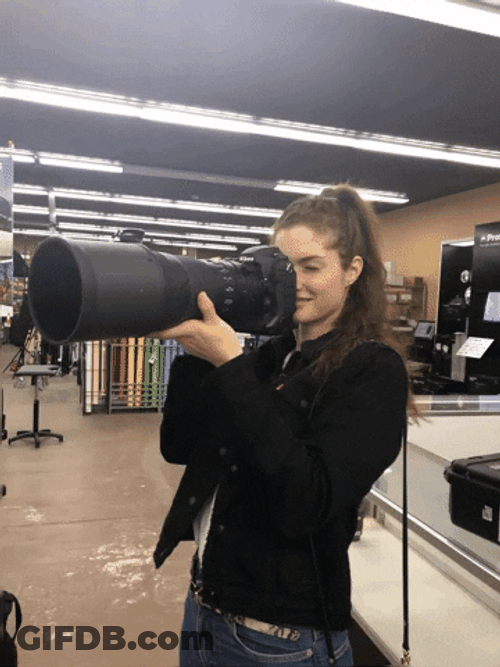 Big Camera Photographer GIF
