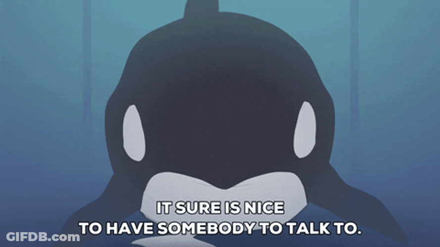 Big Cartoon Orca GIF
