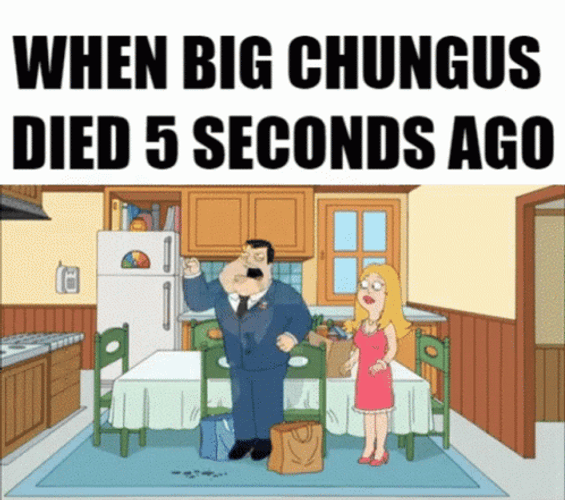Big Chungus Died 5 Seconds Ago GIF