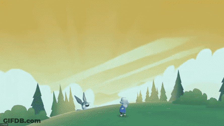 Big Chungus Falling Looney Tunes World Of Mayhem GIF