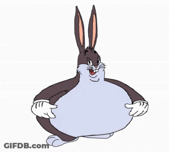 Big Chungus Hip Stretch GIF