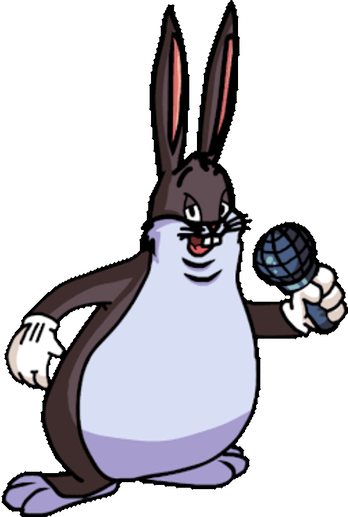 Big Chungus Holding A Microphone Singing GIF