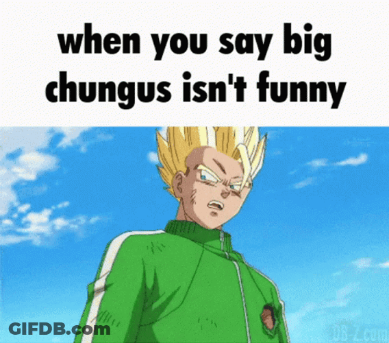 Big Chungus Isn't Funny Lazer Attacked GIF