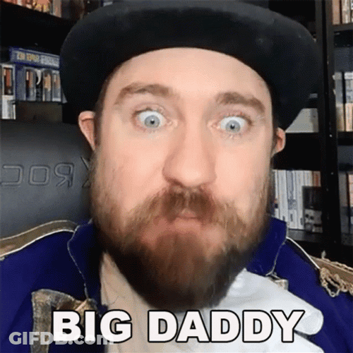 Big Daddy Guy With Black Hat GIF