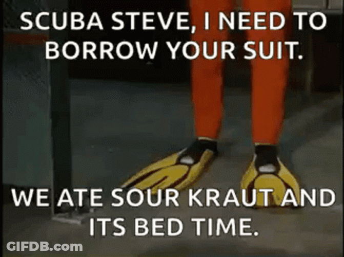 Big Daddy In Scuba Suit GIF