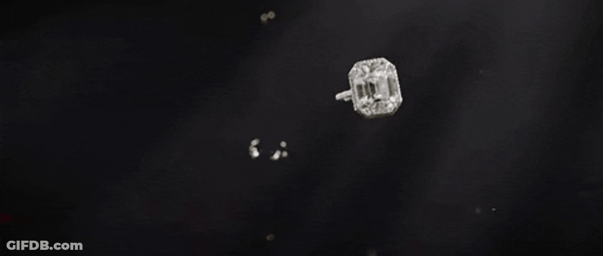 Big Diamond Ring Jewelry GIF